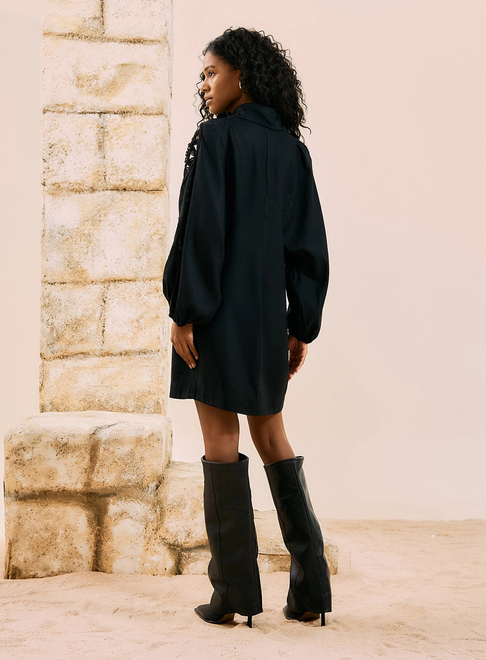 Vestido Quimista Bordado