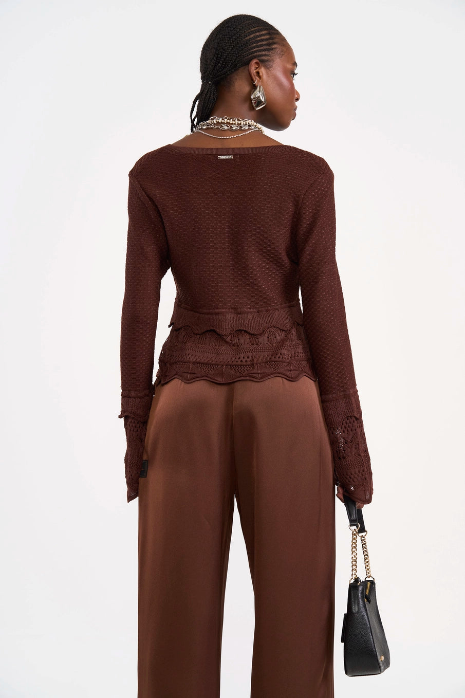 Blusa Trico Cafe