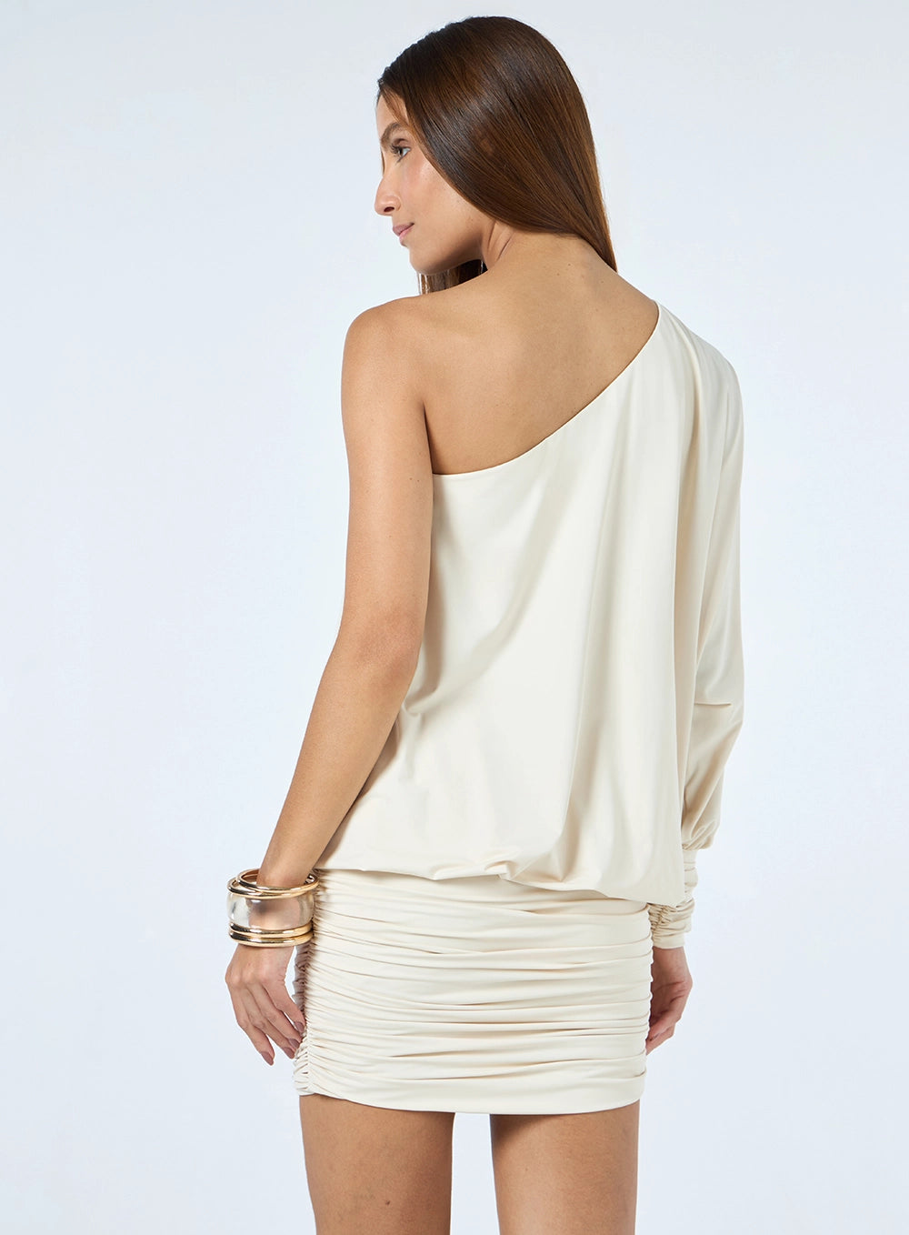 Vestido Corto Beige