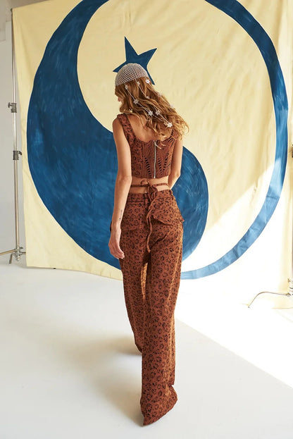 Pantalón Animal Brown