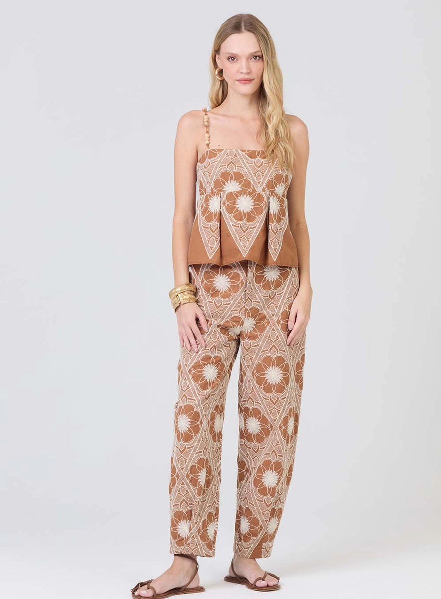 Pantalón Bordado